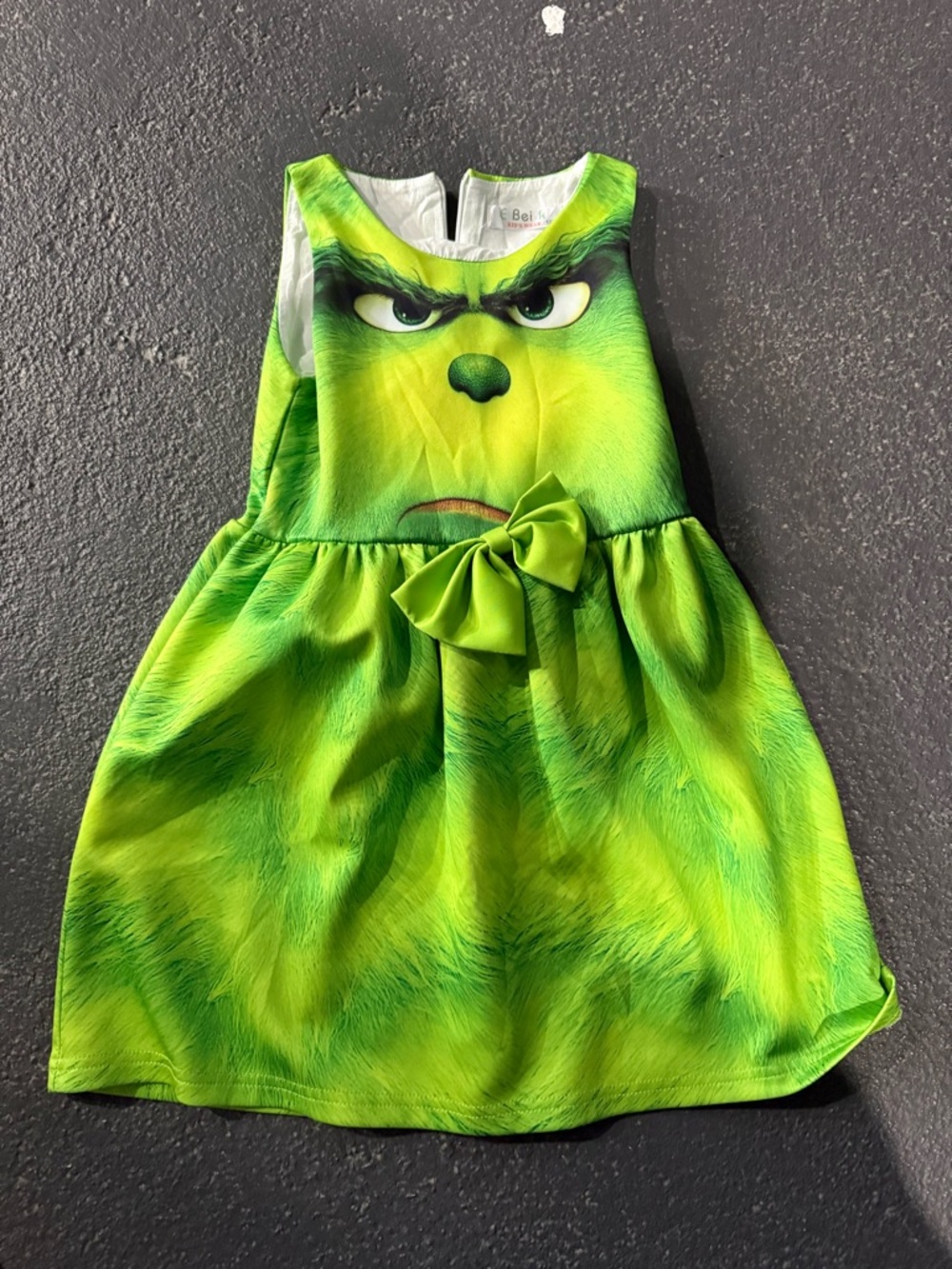Girls' Green Grinch Dress